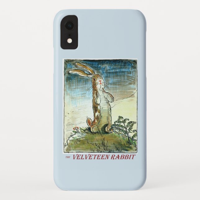 Le Lapin en Velours - Coque de Téléphone (Dos)