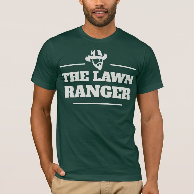 Le Lawn Ranger T-shirt de tonte cool (Devant)