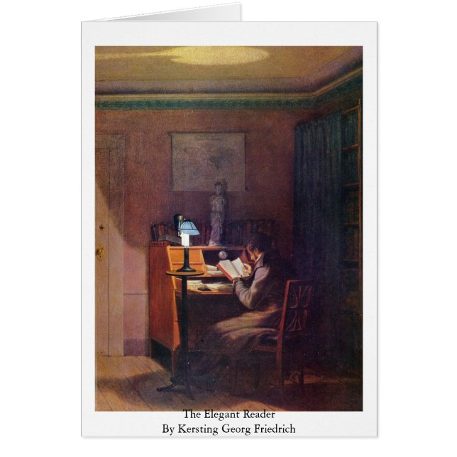 Le lecteur élégant par Kersting Georg Friedrich (Devant)