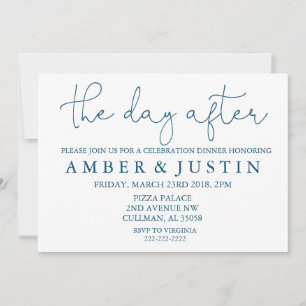 Le lendemain Invitation