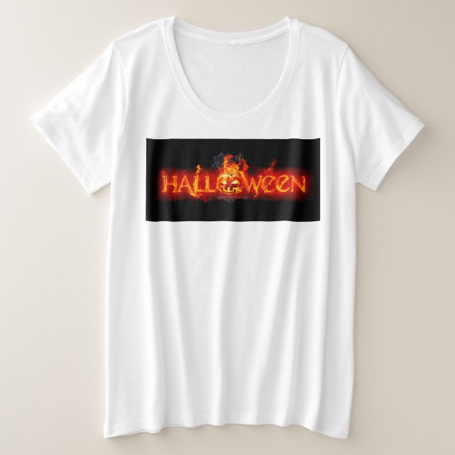 Le lettrage de SlipperyJoe's Halloween massif en f (Design devant)