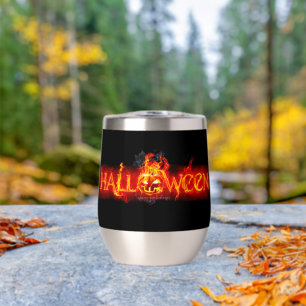 Le lettrage de SlipperyJoe's Halloween massivement