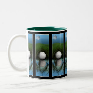"LE LIEU DE CACHAGE" Amusante Mug de Golfeur