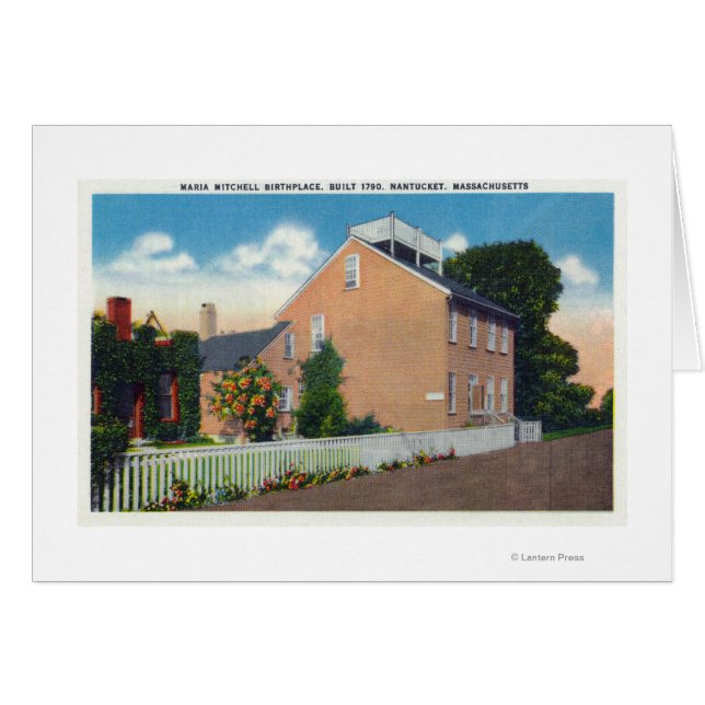 Le lieu de naissance de Maria Mitchell (Devant horizontal)