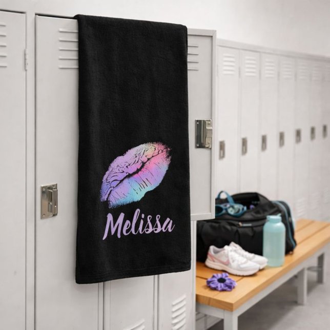 Le lilas au néon de sucrerie de coton embrasse (Créateur téléchargé)