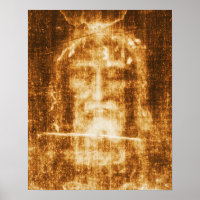 Le linceul de Turin Face à Jésus Une affiche