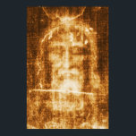Le linceul de Turin La Sainte Face de Jésus Poster<br><div class="desc">Le Suaire de Turin Saint Face de Jésus Le Suaire de Turin est considéré comme le tissu de sépulture en lin qui porte miraculeusement l'image de Jésus-Christ.</div>