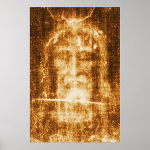 Le linceul de Turin La Sainte Face de Jésus Poster