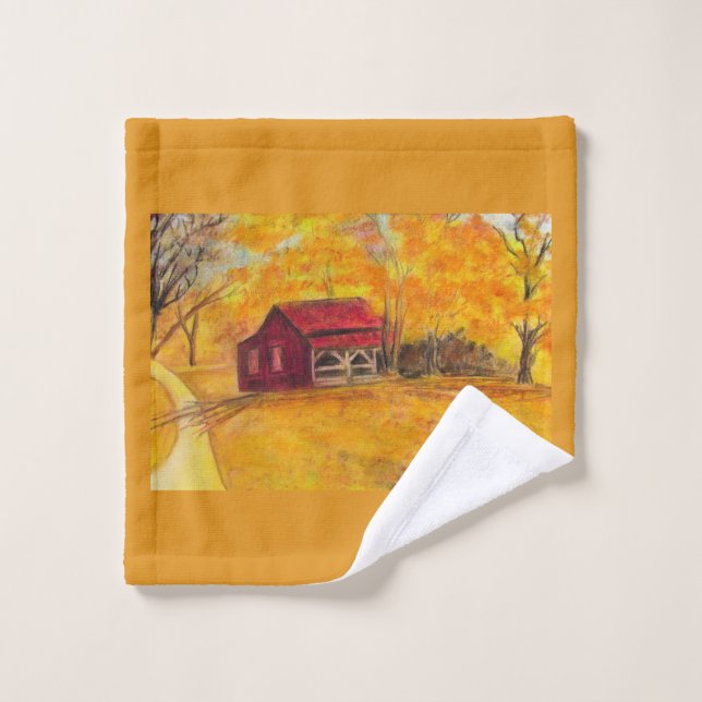 Le linge de toilette de l'ancienne maison familial (Gant de toilette)