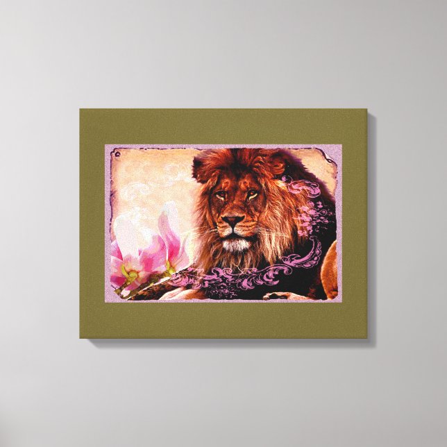 Le Lion 3 - Toile Enveloppée (Recto)
