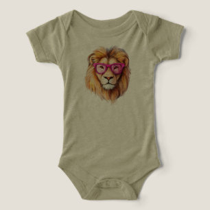 Le lion aux lunettes roses
