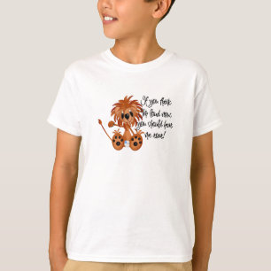 Le lion de bébé m'entendent hurler des T-shirts et