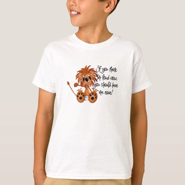 Le lion de bébé m'entendent hurler des T-shirts et (Devant)
