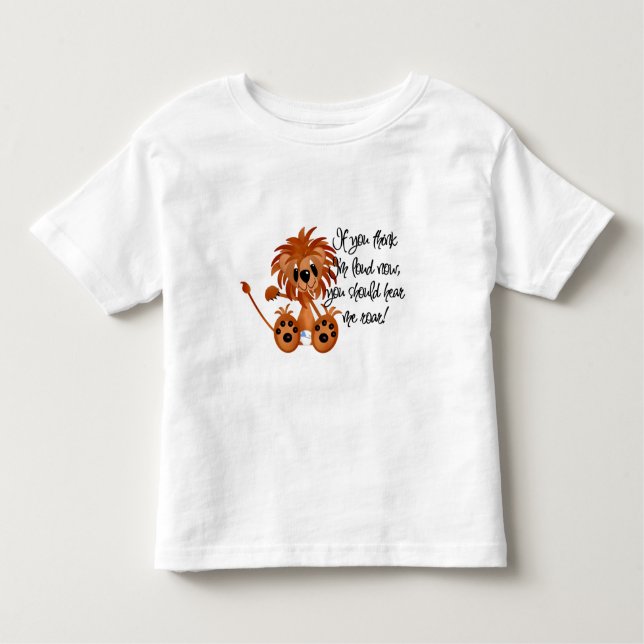 Le lion de bébé m'entendent hurler des T-shirts et (Devant)