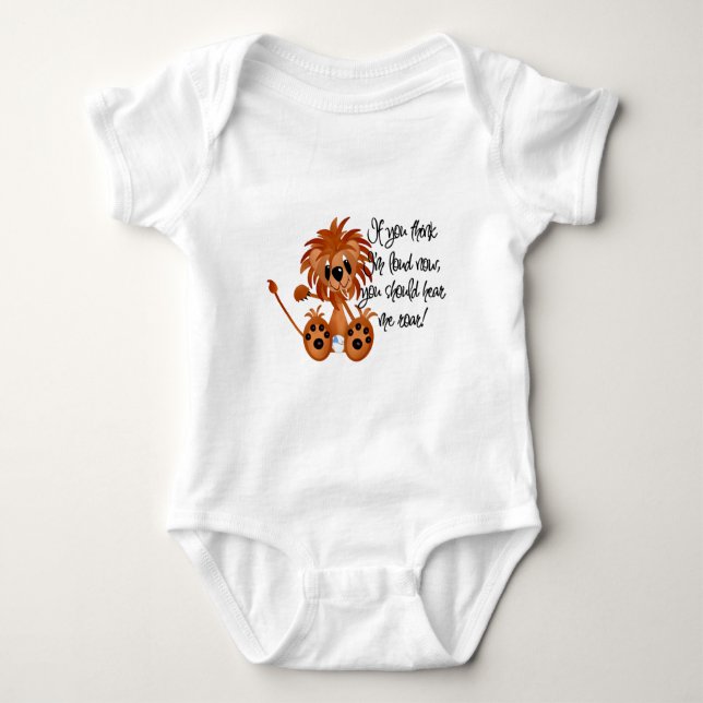 Le lion de bébé m'entendent hurler des T-shirts et (Devant)