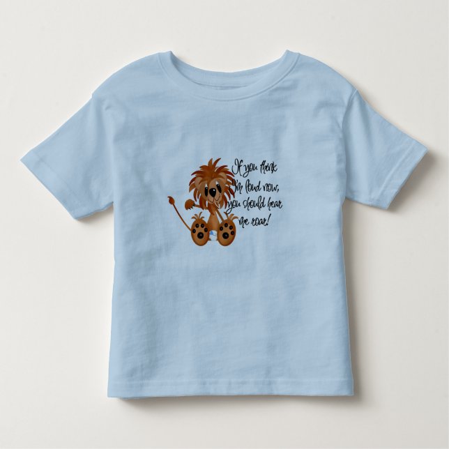 Le lion de bébé m'entendent hurler des T-shirts et (Devant)