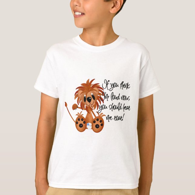 Le lion de bébé m'entendent hurler des T-shirts et (Devant)
