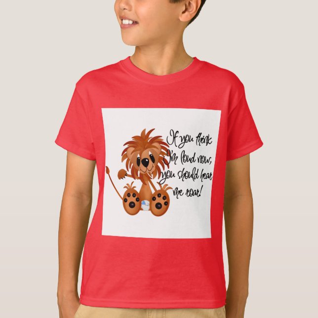 Le lion de bébé m'entendent hurler des T-shirts et (Devant)