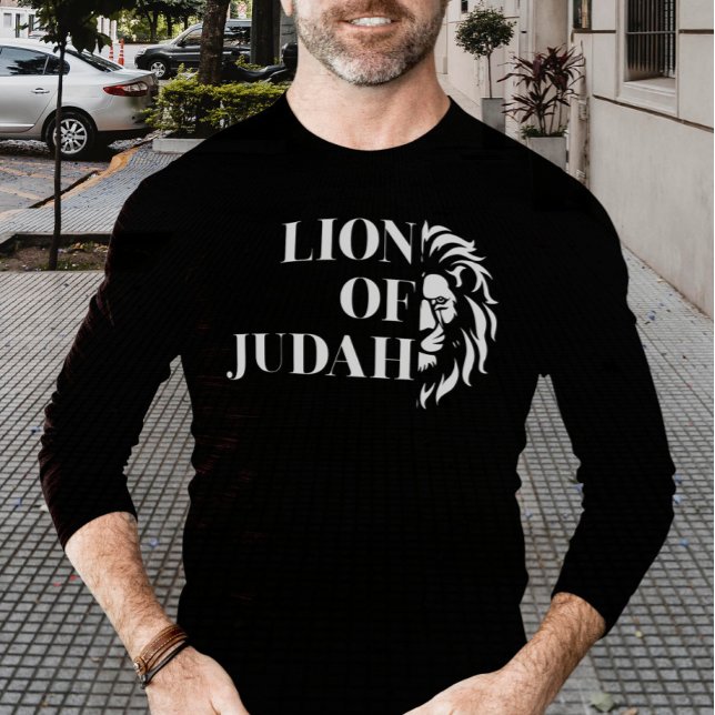 Le lion de Juda Moderne Aquarelle T-shirt (Lion of Judah Modern Watercolor T-Shirt)