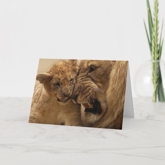 Le lion et la carte de CUB (Devant)