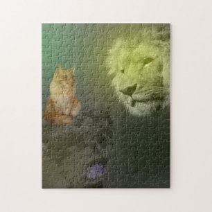 Le Lion Et Le Chat, Jigsaw Puzzle