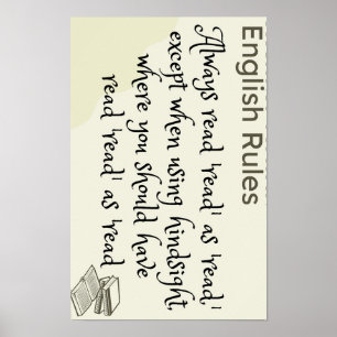 Le lisez-vous comme un poster lu ou lu