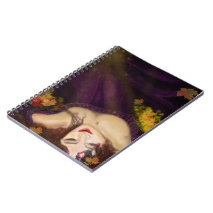 Le lit d'Anne Boleyn du carnet de feuille