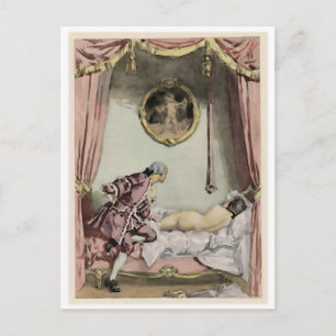 Le Lit Français ~ Carte Postale / Invitations
