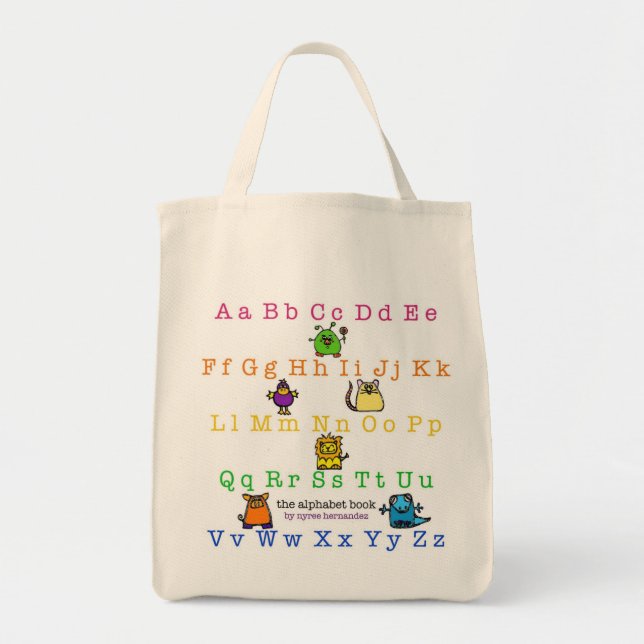 le livre d'alphabet - couverture - sac d'épicerie (Devant)
