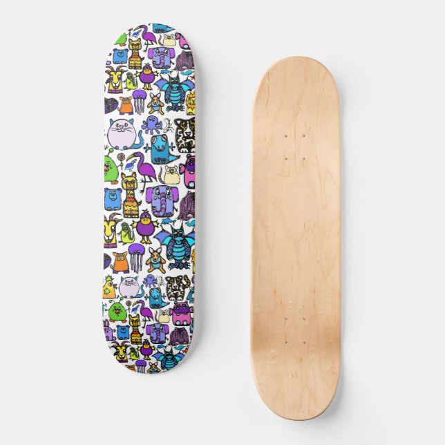 "le livre d'alphabet" - Skateboard (Recto)