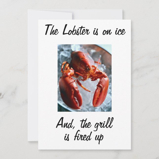 LE LOBSTER EST EN INVITATION GLACE (Devant)