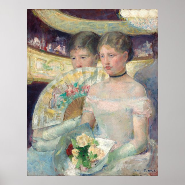 Le Loge - Mary Cassatt Poster d'Art (Devant)