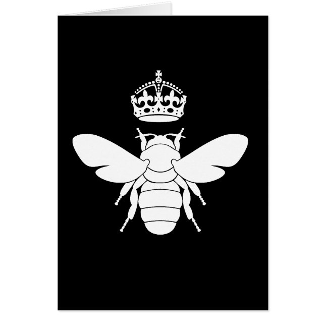 Le logo blanc de reine des abeilles… sont vous une (Devant)