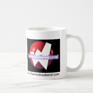 Le logo de la tasse de café de bande de Hoo de