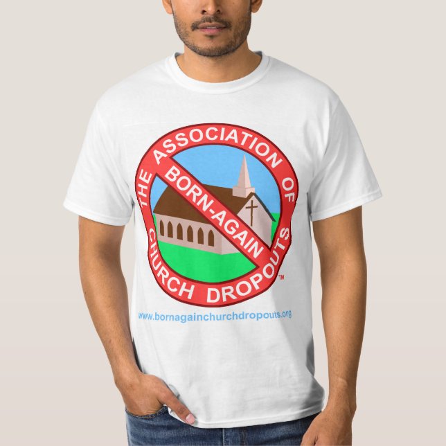 Le logo et bannière d'ABCD sur le T-shirt blanc (Devant)
