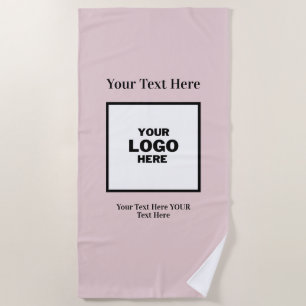 Le logo parfait Serviette de plage rose Sage