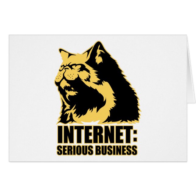 le lolcat l'Internet est des affaires sérieuses (Devant horizontal)