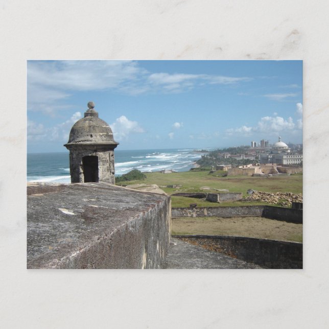 Le long de la carte postale Tour de surveillance (Devant)