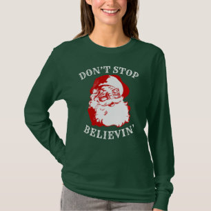 Le long T-shirt drôle de douille de Noël