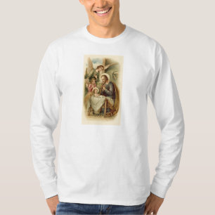 Le long T-shirt gainé des hommes : Nativité de S