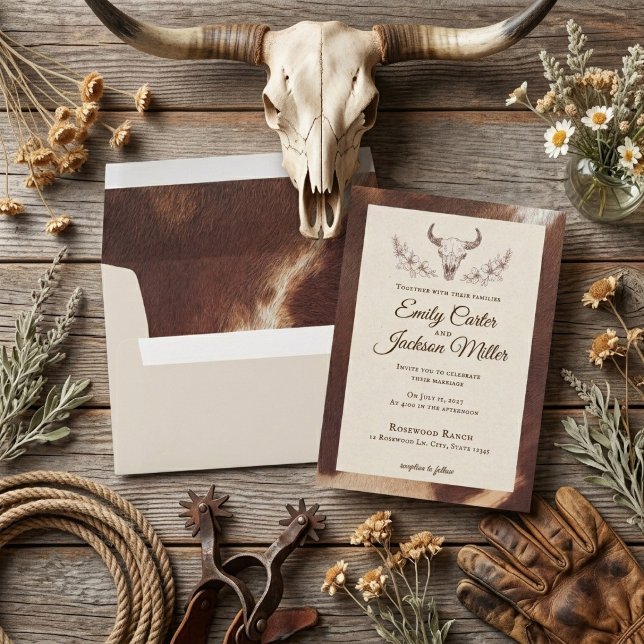 Le Longhorn : Invitation de Mariage (Créateur téléchargé)