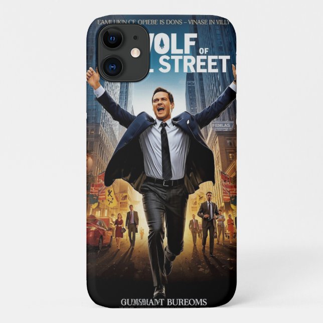 Le loup de Wall Street inspiré par le Coque mobile (Dos)