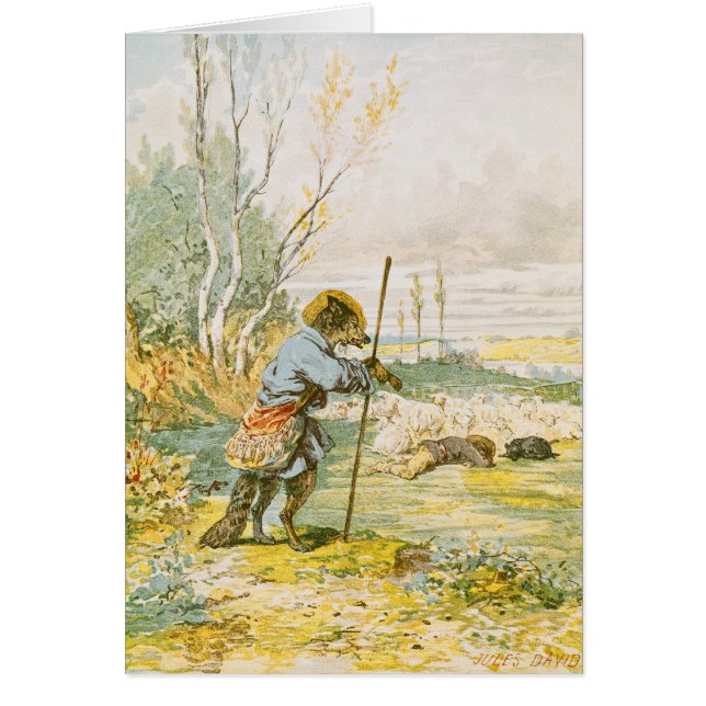 Le loup en tant que berger (Devant)