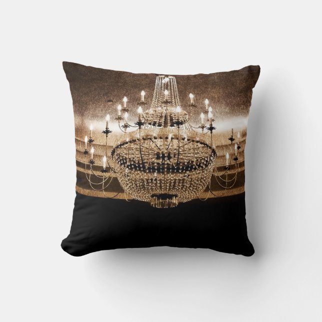Le lustre en cristal brillent le coussin de divan (Recto)