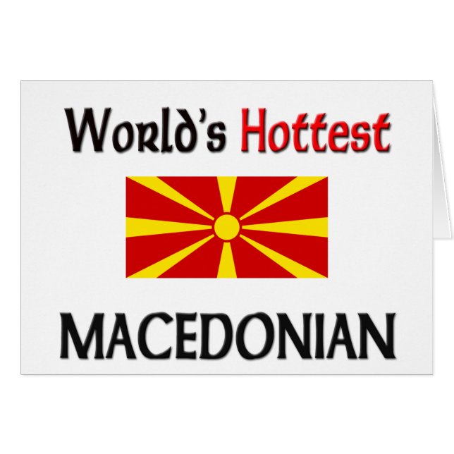 Le Macédonien le plus chaud du monde (Devant horizontal)