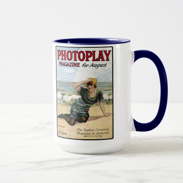 Le magazine Mabel Normand 1914 couvre la mug (Droite)