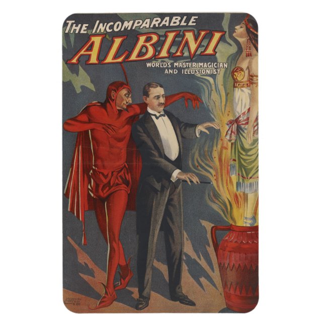 Le Magicien Albini Incomparable Magnet (Vertical)