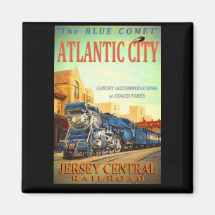 Le Magnet Carré du train de la comète bleue