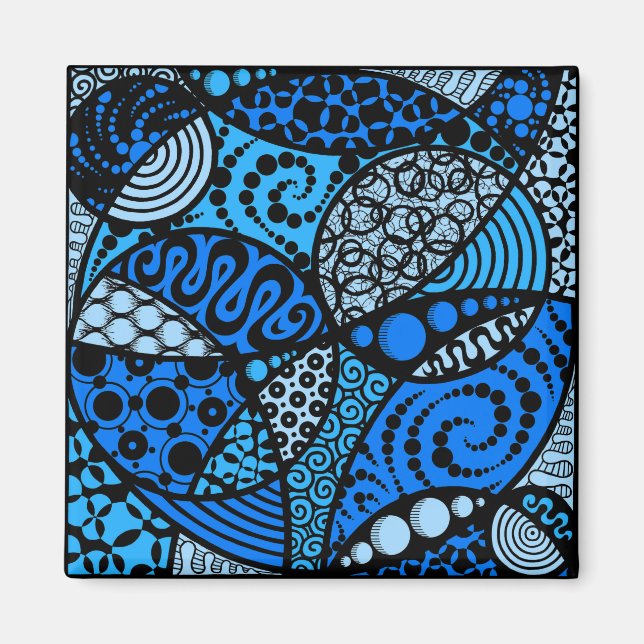 Le Magnet Carré "L'Esprit" (Devant)