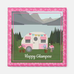 Le Magnet de Glampers de Camper rose